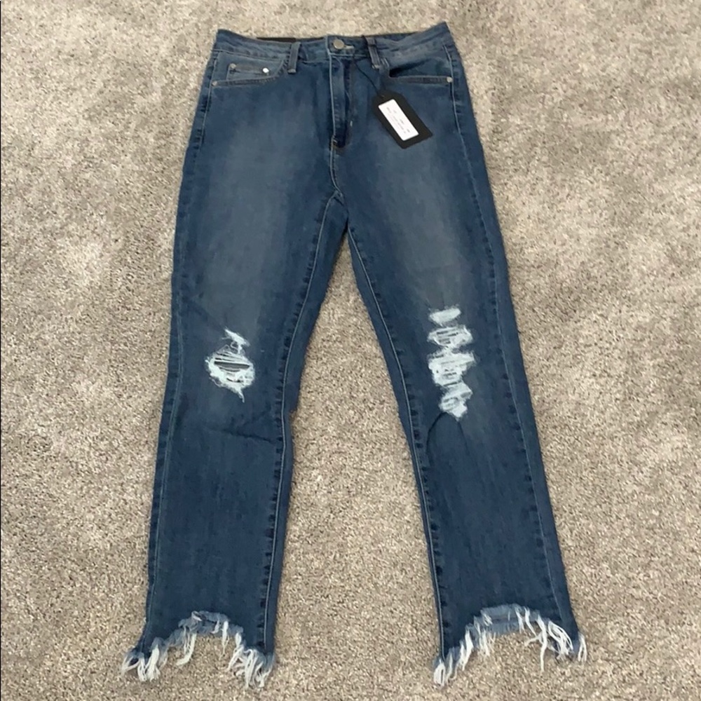 NWT Just Black High Rise Cropped Skinny, Size 26